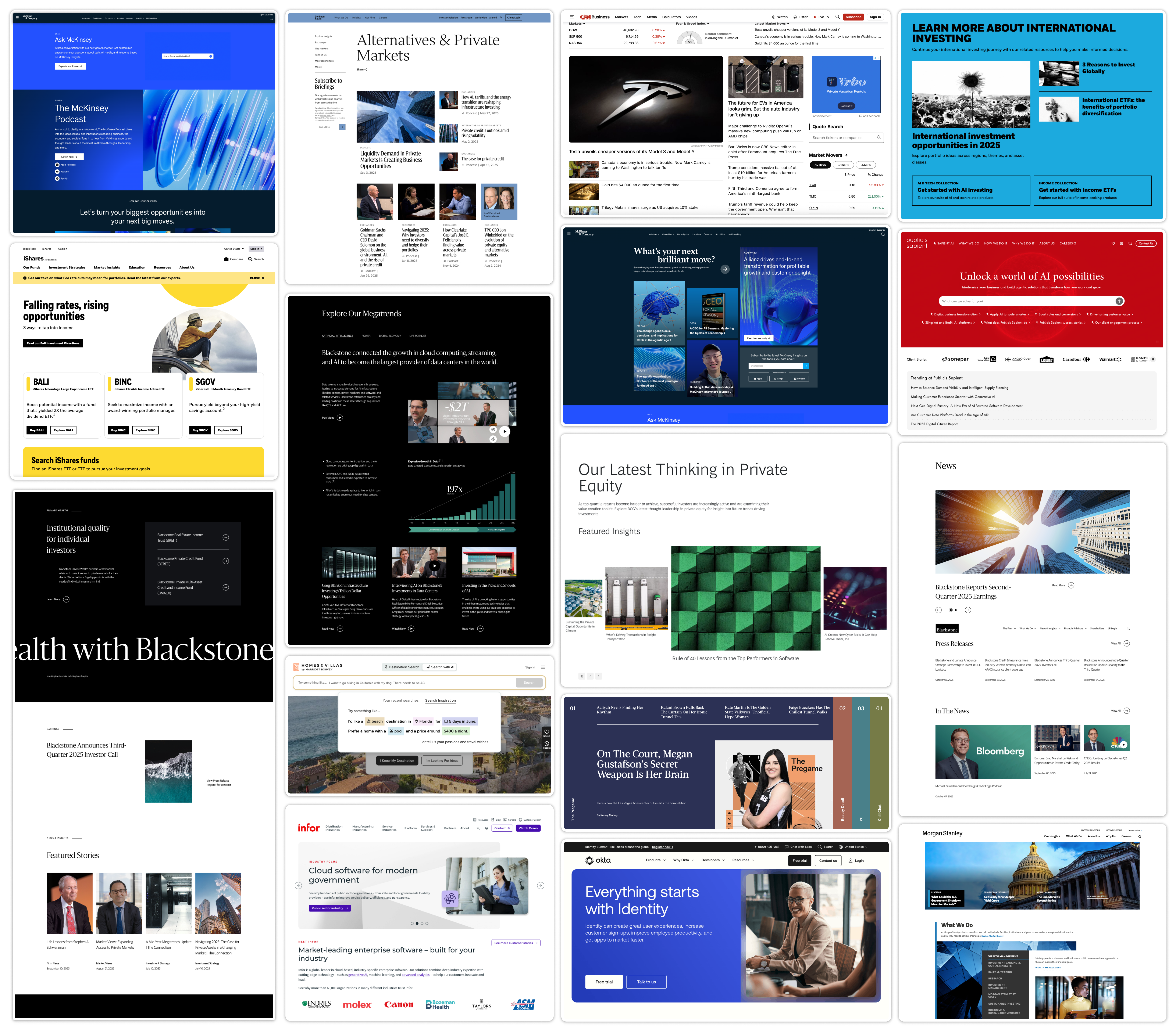 Design benchmarking editorial and premium consumer references outside financial services